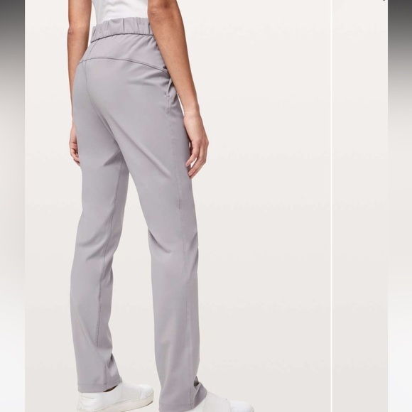 Lululemon On the Fly Pant Tall Silverscreen workout mid rise sweats joggers - Picture 2 of 9